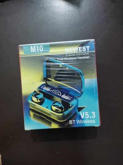 M10 Wireless  Earbuds - Bluetooth 5.3 (Super Bass & Water Resistant)