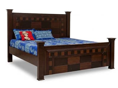 High-Quality Wooden Bed - Excellent Condition