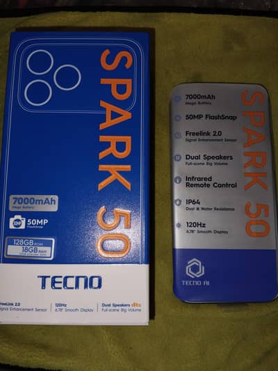 Tecno spark 50 6+12/128 just box open non active