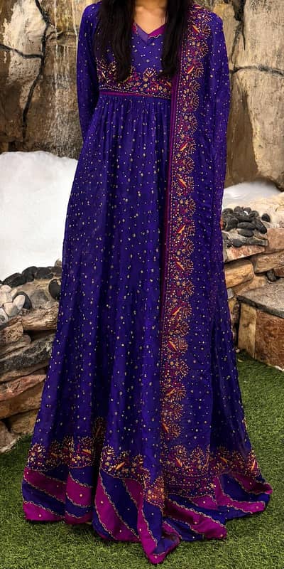 fancy bridal maxi small size