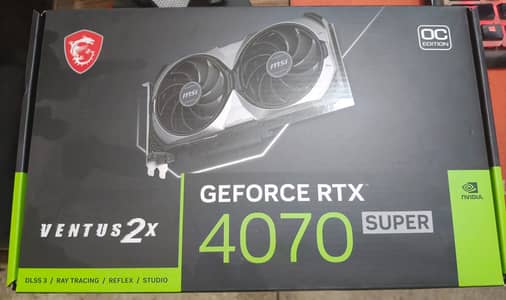 MSI GeForce RTX 4070 Super 12GB Ventus 2X OC Graphics Card