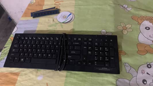 2 Mouse + 1 Flat Button Keyboard