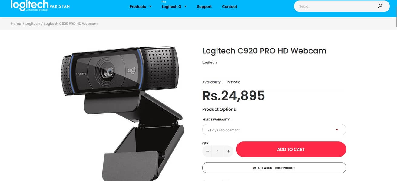 Logitech C920 Webcam 3