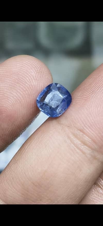 Ceylon Neelam Blue Sapphire natural 2.56 carats certified top quality