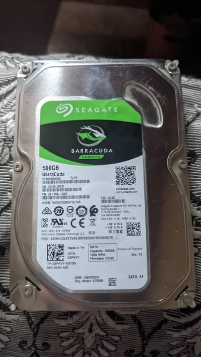 500 gb hard disk Just like new