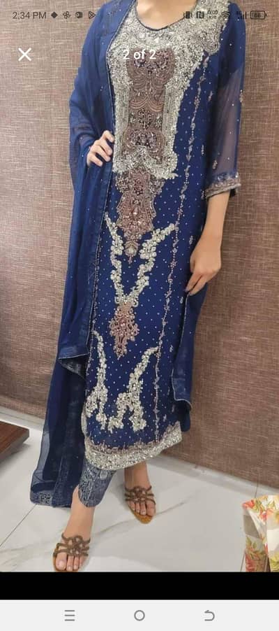 formal embroidered dress