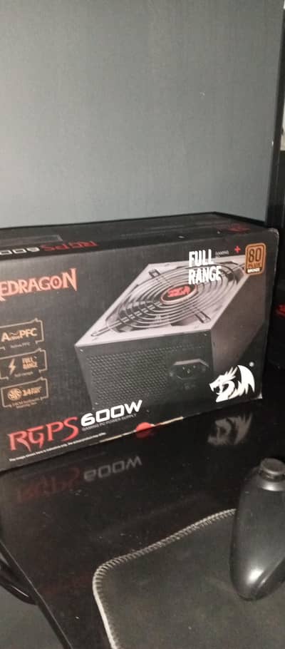 Red Dragon 600W Power Supply With Box