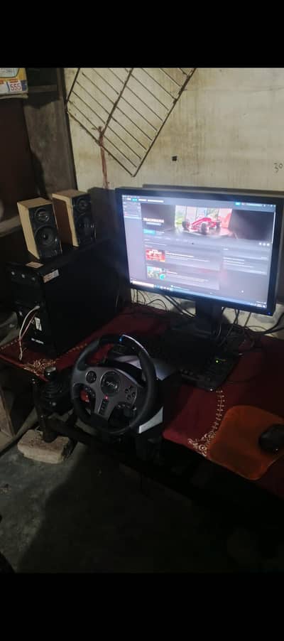 Pxn v9 steering wheel with complete setup
