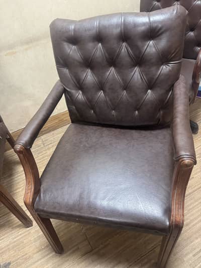 Wooden office chair in good condition
