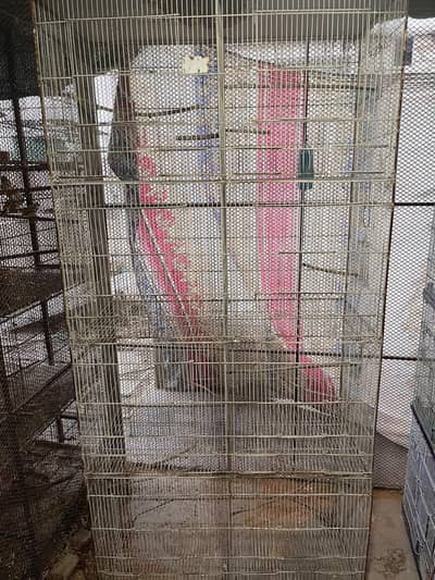 12 portion folding cage 8 portion fix cage