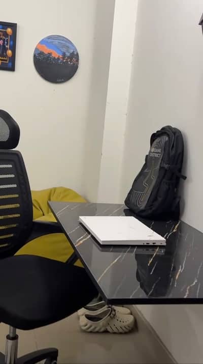 Folding Table and Chair in New Condition for Study And Office Work.