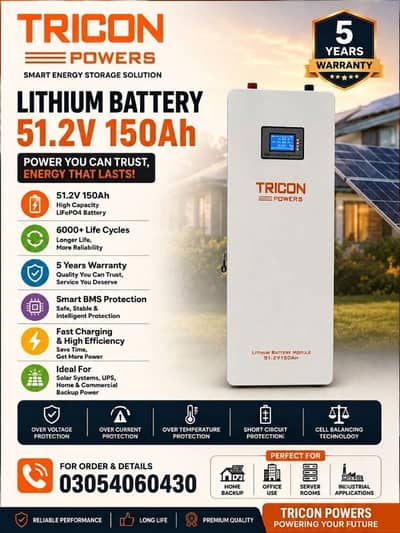 Tricon Lithium Battery