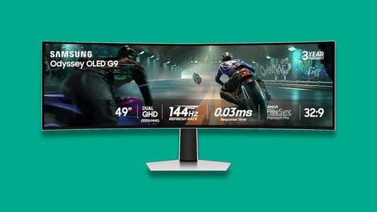 Samsung Odyssey OLED G91SD-49 Inch Ultra-Wide Curved Gaming Monitor