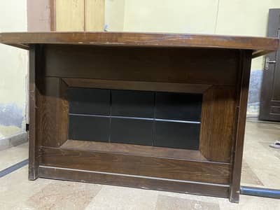 Reception table  wooden