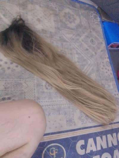 human hair and synthetic hair