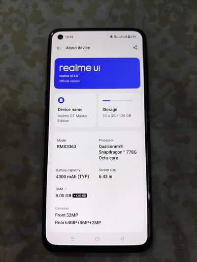 Realme GT Master Edition