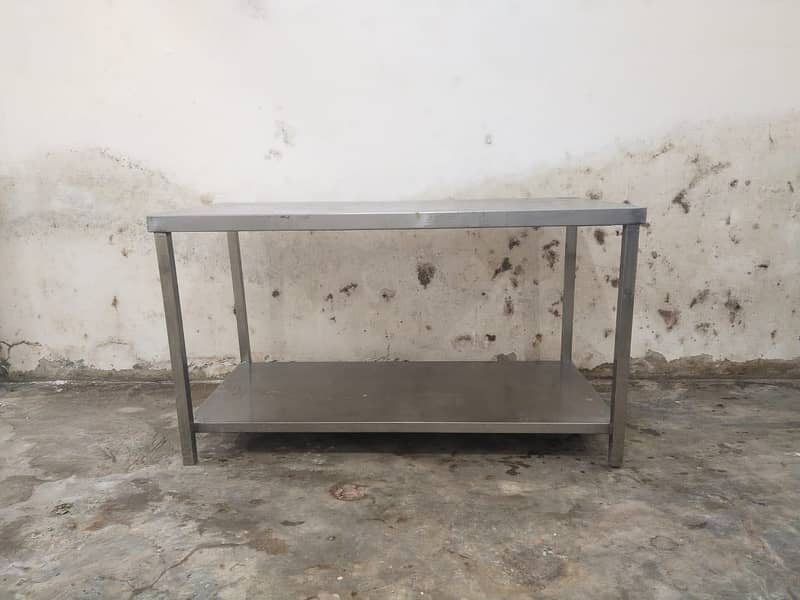 Fryer working table dough machine breading table 1