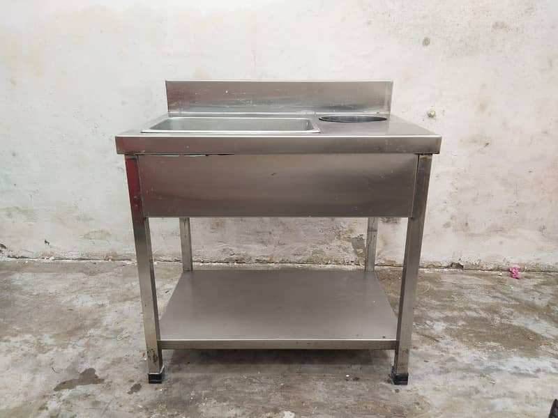 Fryer working table dough machine breading table 2
