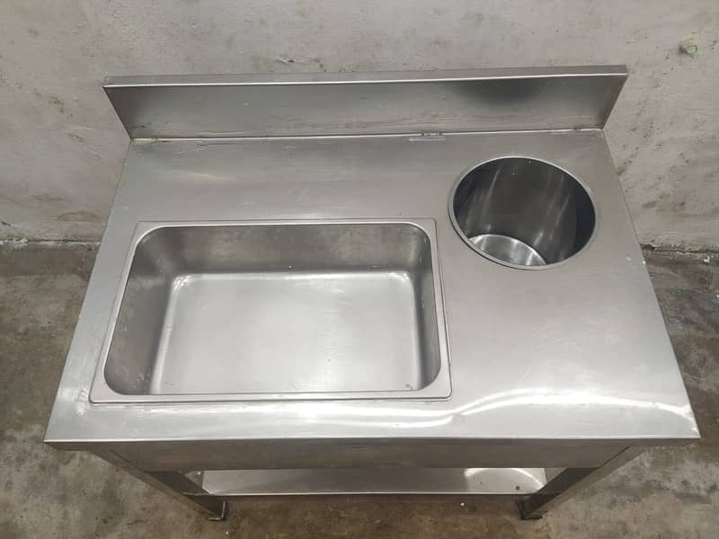 Fryer working table dough machine breading table 5