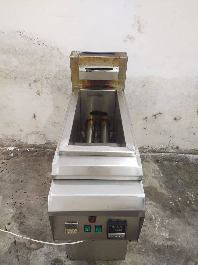 Fryer working table dough machine breading table 9