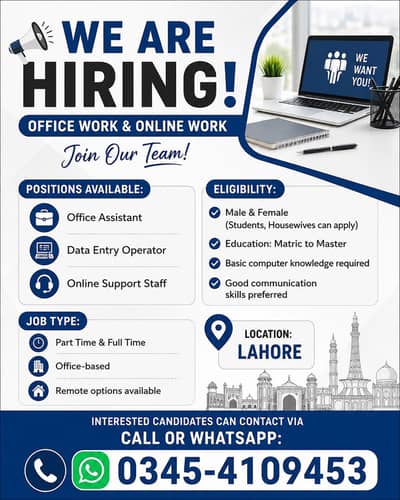 hiring male and female