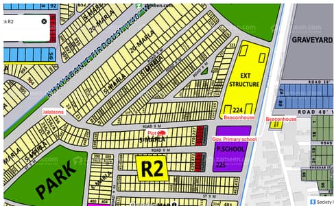 5.025 Marla very hot location plot for sale in Johar town R2 Block