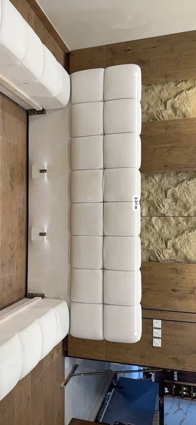 Bed for sale in boucle