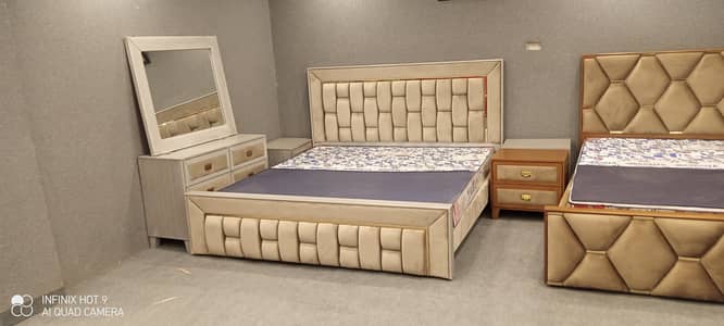 bed dressing+side tables