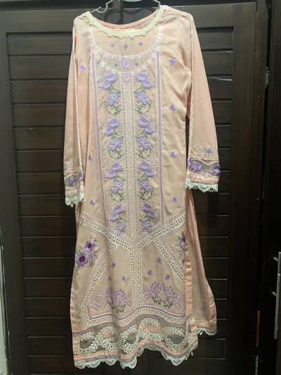 Pink  Designer dress for women ready to wear 3 piece