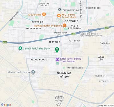 103/38 no. Nishter Extension Block 5.33-Marla (30 By 40) Residential Plot in 92 Lakh. All Dues Clear Deal, 40 Feet Road. Best Location For Constructing Your Dream House In Bahria Town Lahore