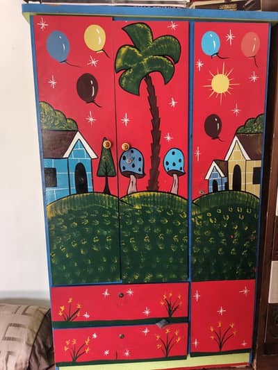kids 3 door cupboard