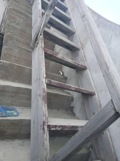 wooden ladder
