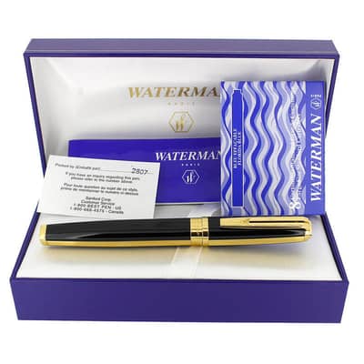 Warerman exception Day night Gold plated roller ball pen