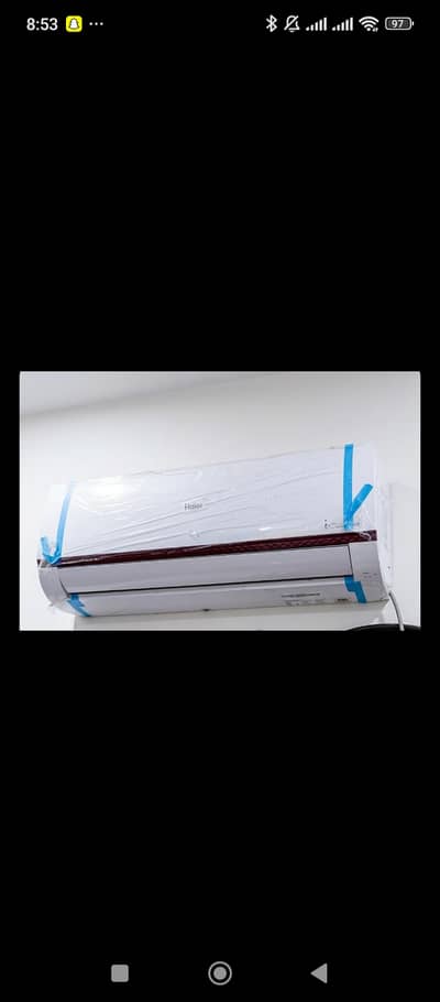 Haier 1 ton inverter AC slightly used.