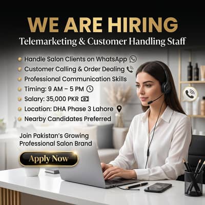 female telemarketer need for hair color brand