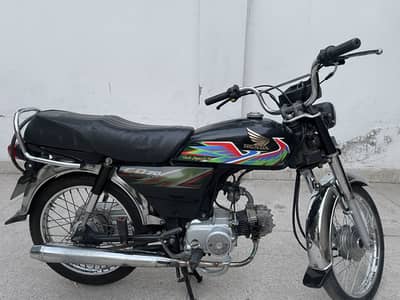 Honda cd 70 black 2021 model good condition