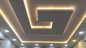 4x8 Ceiling-Pop Ceiling-Gypsum board-Ceiling lights-Gypsum ceiling