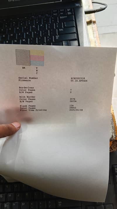 Epson printer used
