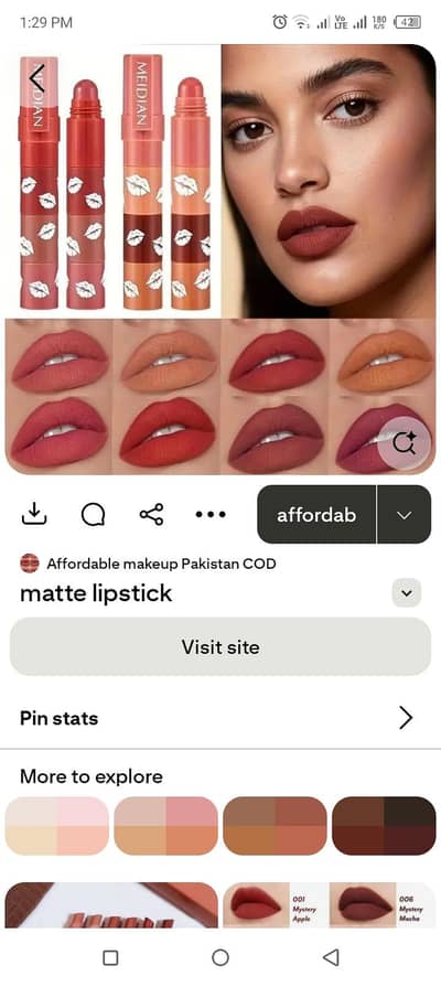 4 in 1 matte lipstick