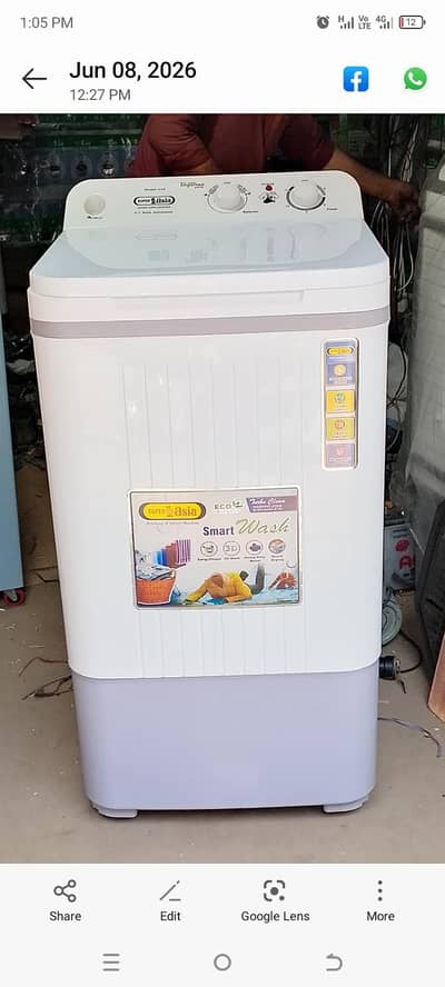 plastic body washing machine