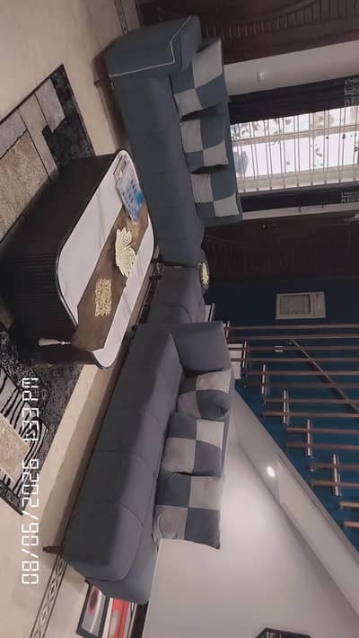 L shaped 7 seater