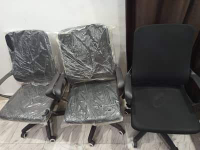 3 office chairs