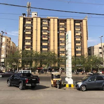 Well Renovated Already Rented 3 Bed Dd (5 Rooms) 3 Side Corner, Cross West, Builder Transfer On 1450 Sq Fts 9th Floor In Boundary Walled Project SUNNY HEIGHTS Main Rashid Minhas Road Block 10a Gulshan
