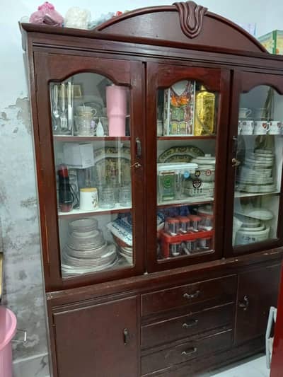 kitchen cupboard with 3 wardrobes