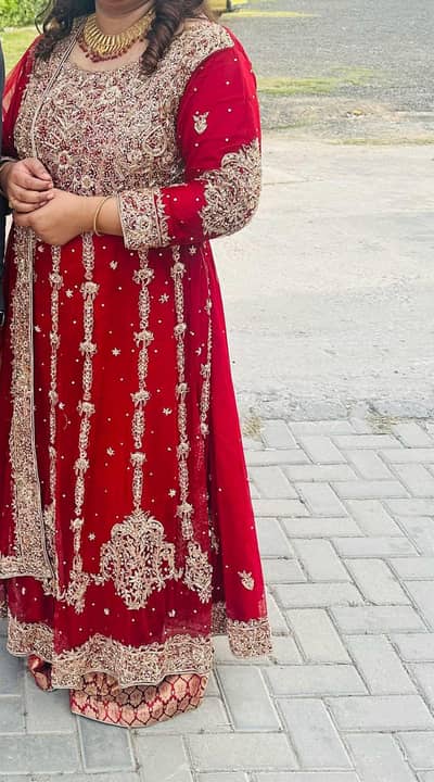 SEMI BRIDAL FROCK  100% Ok and New