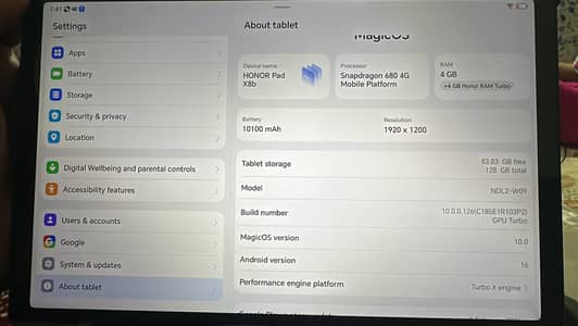 Tab for Sale