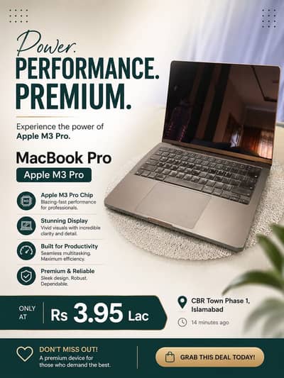 MacBook Pro Apple M3 Pro Nov 2023