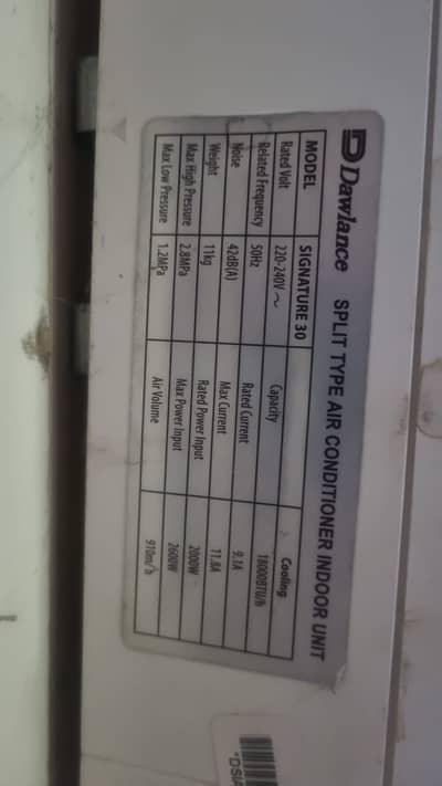 1.5 Ton Split AC, chilled Ac.