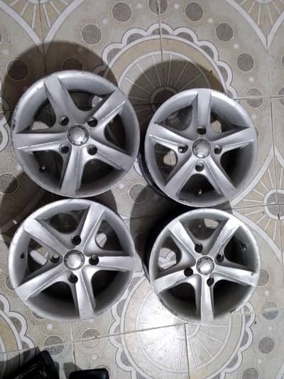 alloyrims set 13inch 114pcd
