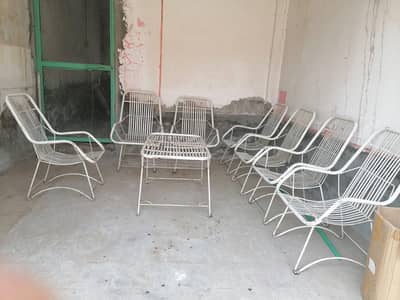 7 chairs and 1 table big discount